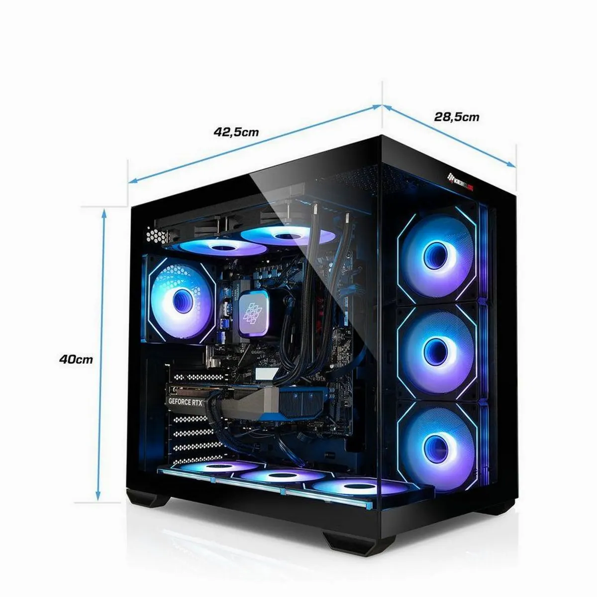 Kiebel Panorama 12 Gaming-PC, Intel Core i9, RTX 5060 Ti, 32 GB RAM 3