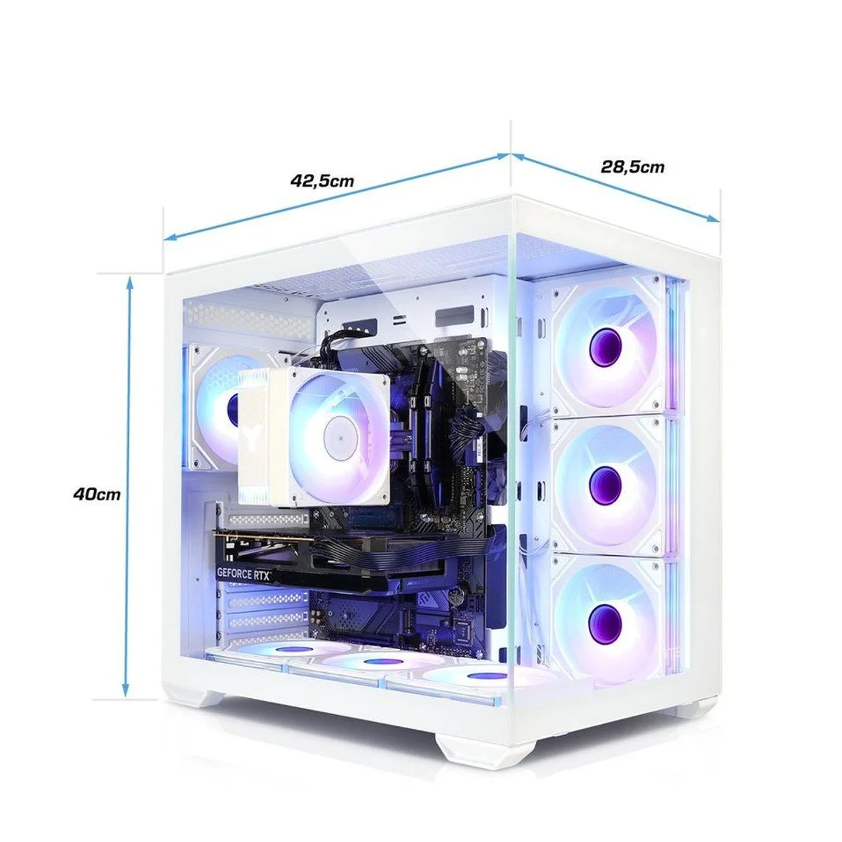 Kiebel Panorama Polar V Gaming-PC, AMD Ryzen 5, 32 GB RAM, 1000 GB SSD 4