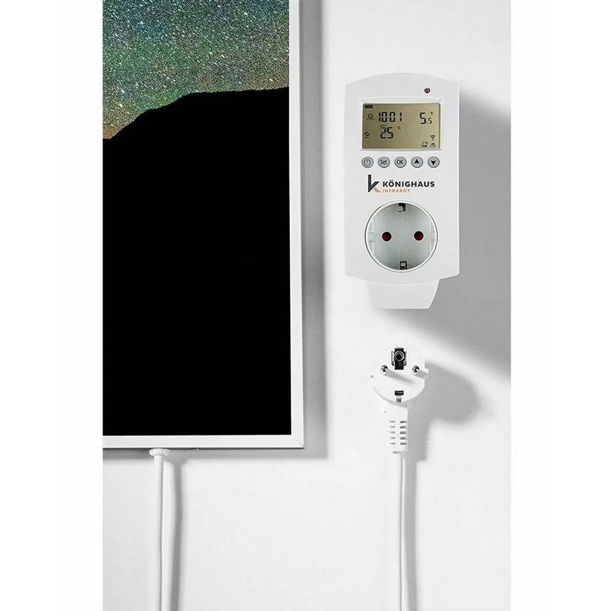 Könighaus Infrarotheizung Panorama-Serie 1000W, Ultra HD Druck, angenehme Strahlungswärme 3