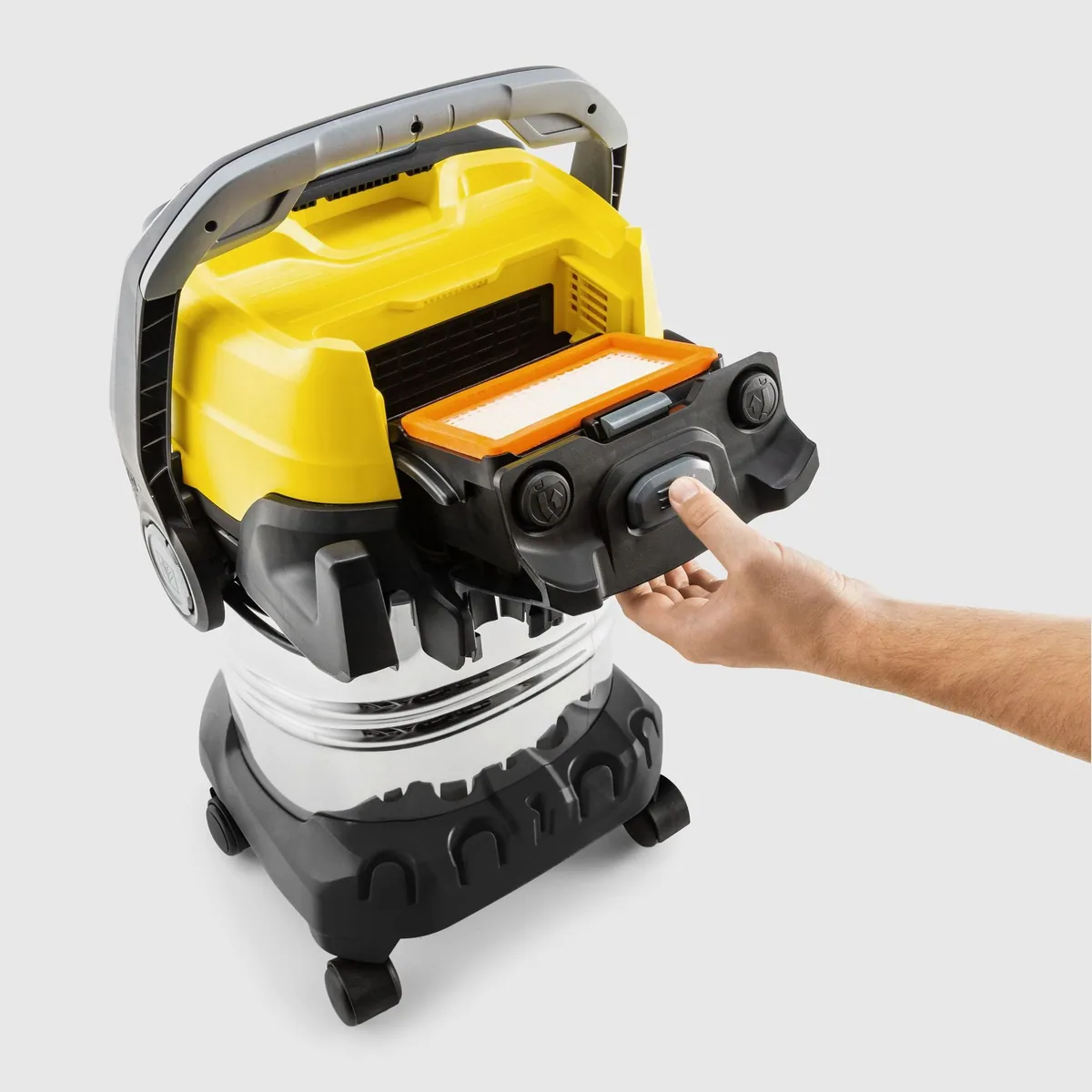 KÄRCHER WD 7 Control P S 30/6/35/T, beutellos, 1400 W, mit Bluetooth-Fernbedienung 4