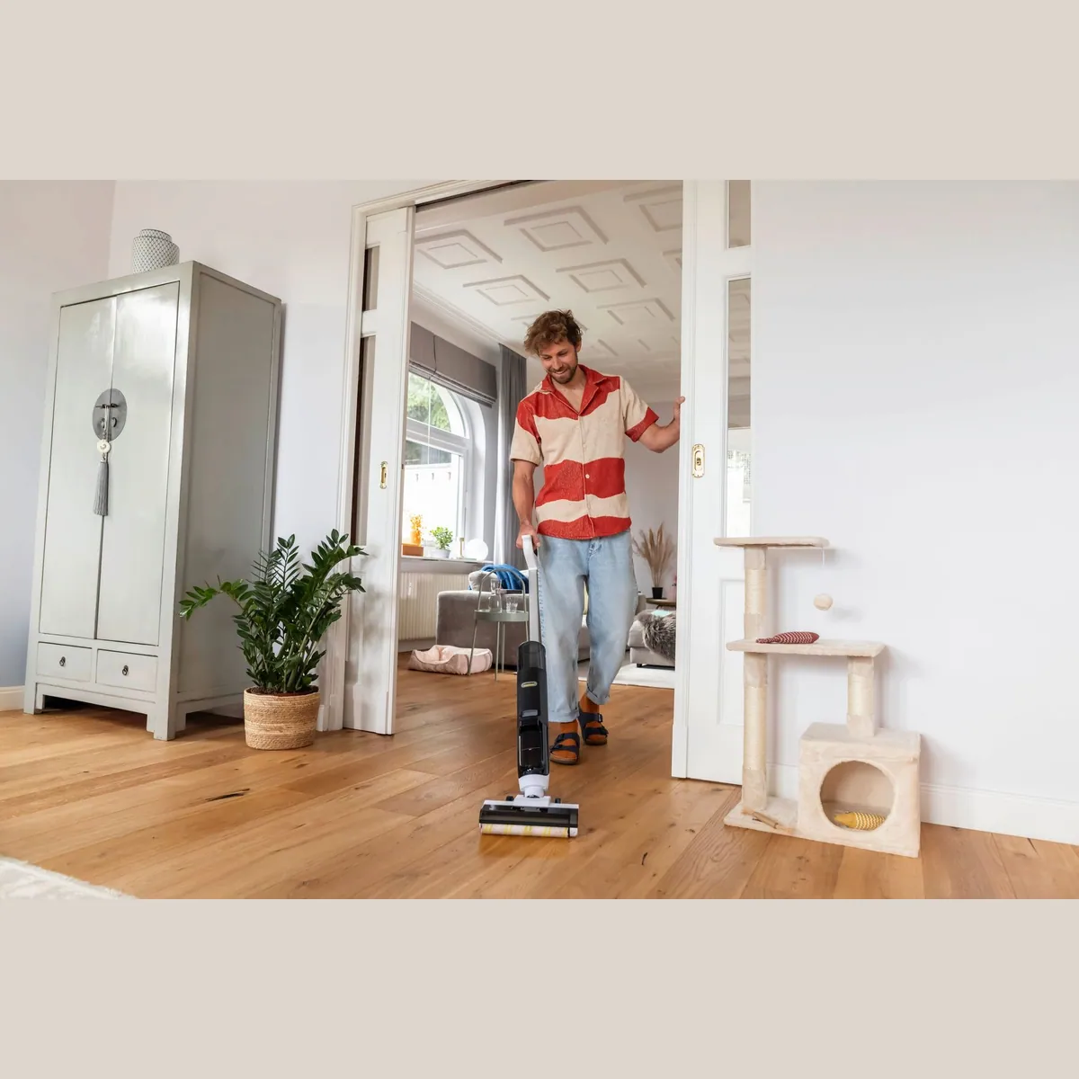 KÄRCHER FCV 3 Natural N, 3-in-1 Reinigung, Hygienic!Spin Technologie 3