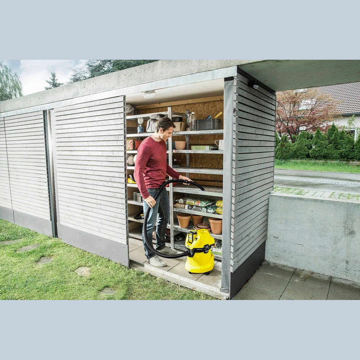 KÄRCHER WD 3 Battery Set, leistungsstarker Akkusauger mit 17 l Behälter 2