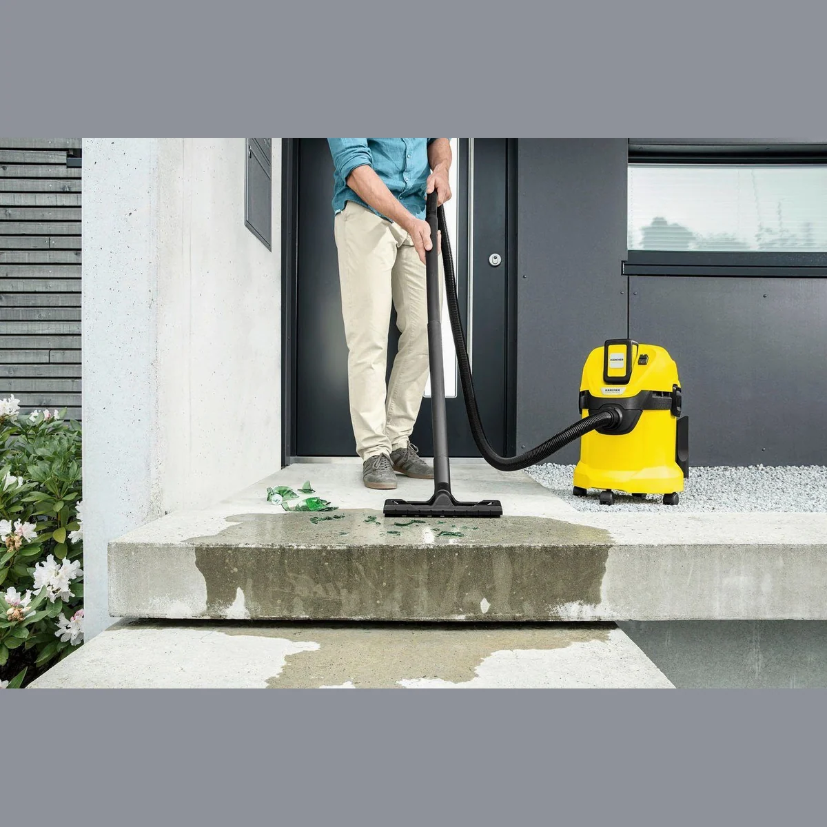 KÄRCHER WD 3 Battery Set, leistungsstarker Akkusauger mit 17 l Behälter 5