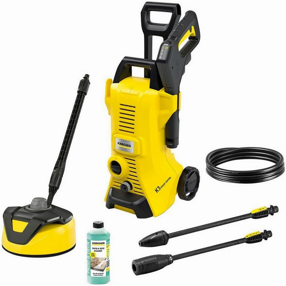 KÄRCHER Hochdruckreiniger K 3 Power Control, 120 bar Druck, 380 l/h Fördermenge, Teleskopgriff