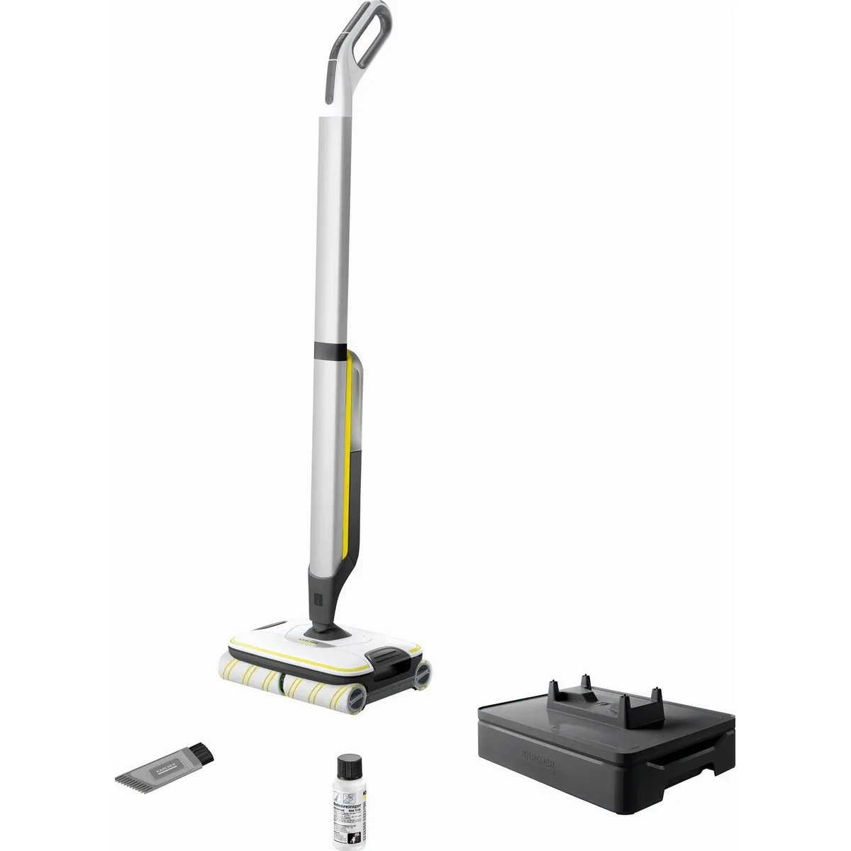 KÄRCHER Hartbodenreiniger FC 7 CORDLESS, kabellos, 4 rotierende Mikrofaserwalzen, Boost-Funktion