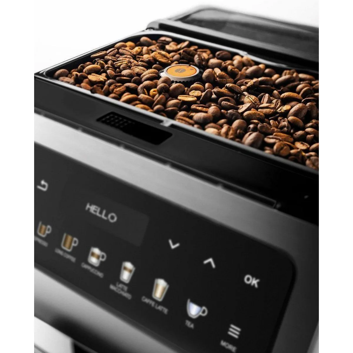Krups EA894T Evidence Plus, innovative Brühtechnologie, One-Touch-Cappuccino, langlebige Brühgruppe 5
