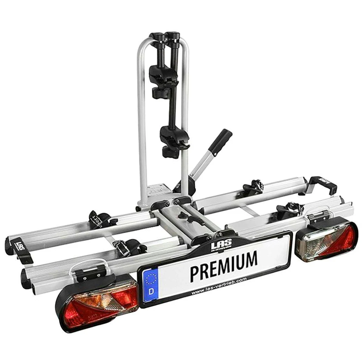 LAS Kupplungsfahrradträger PREMIUM, für bis zu 2 Fahrräder, abschließbar