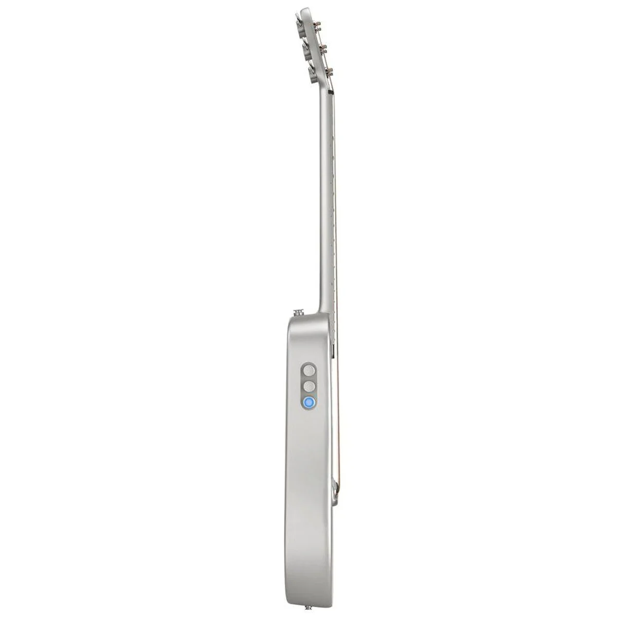 Lava Music ME Air 36 Zoll Silver, kompakte Elektronikgitarre, FreeBoost System 2