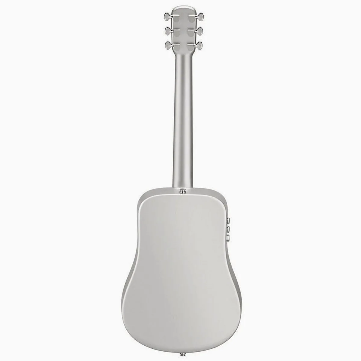 Lava Music ME Air 36 Zoll Silver, kompakte Elektronikgitarre, FreeBoost System 3