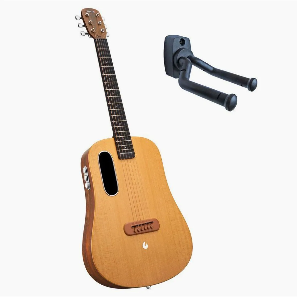 Lava Music ME Air Spruce 36 Zoll, elektronisch, leicht und tragbar, inkl. Wandhalterung