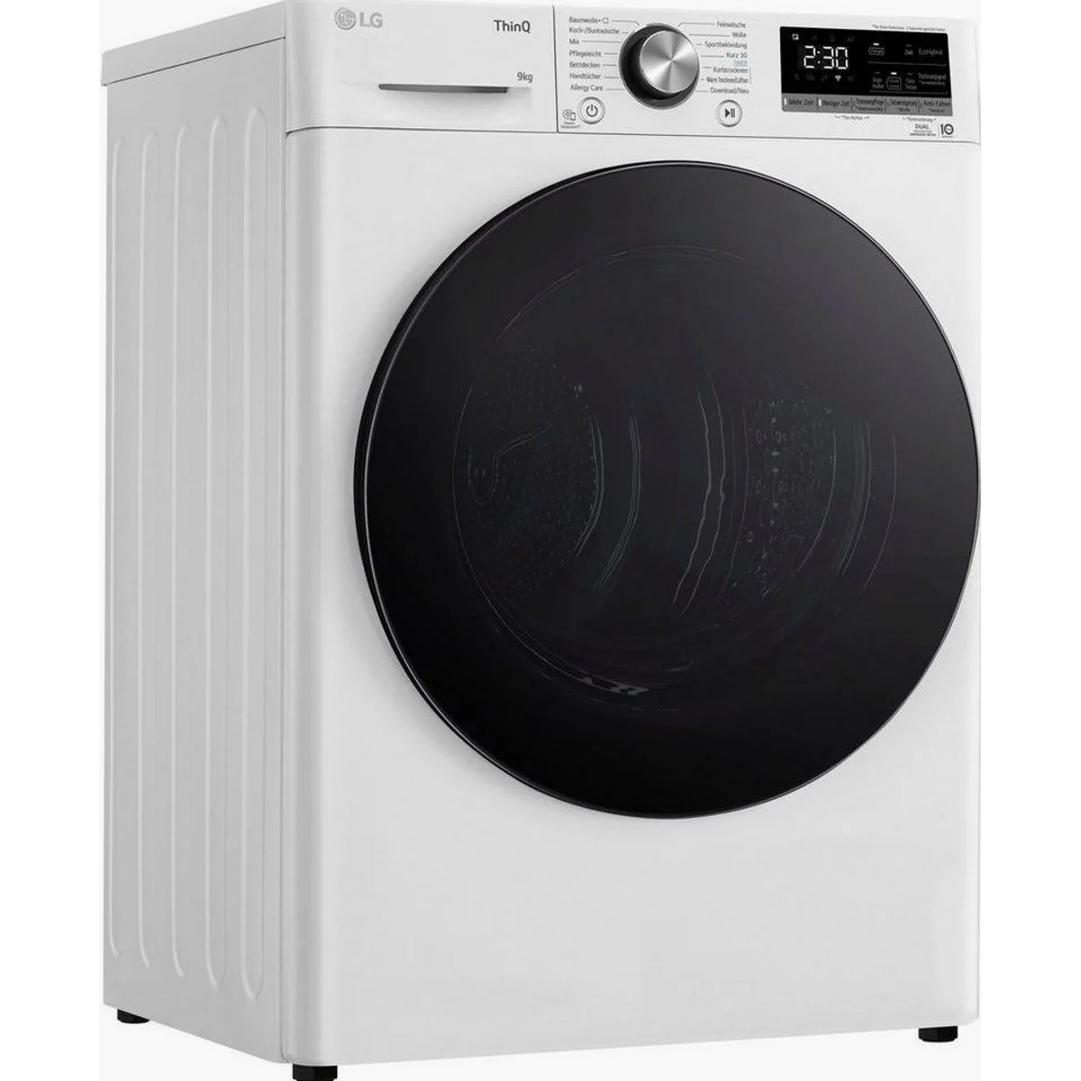 LG Wärmepumpentrockner RT90V9W, energieeffizient, 9 kg Fassungsvermögen, praktische Funktionen