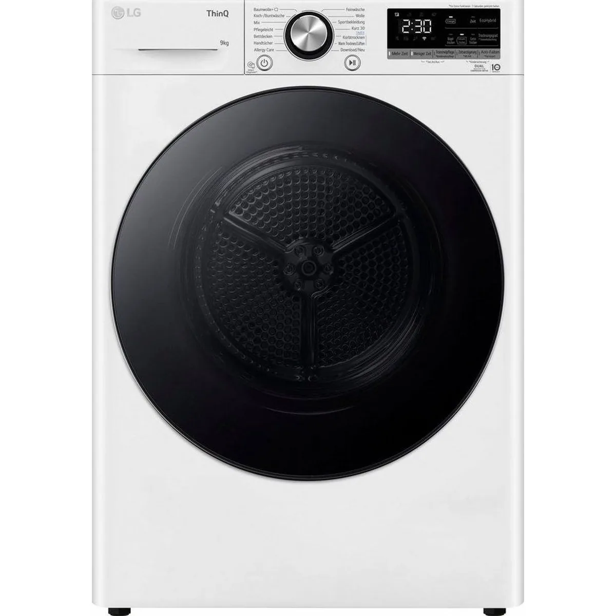 LG Wärmepumpentrockner RT90V9W, energieeffizient, 9 kg Fassungsvermögen, praktische Funktionen 4