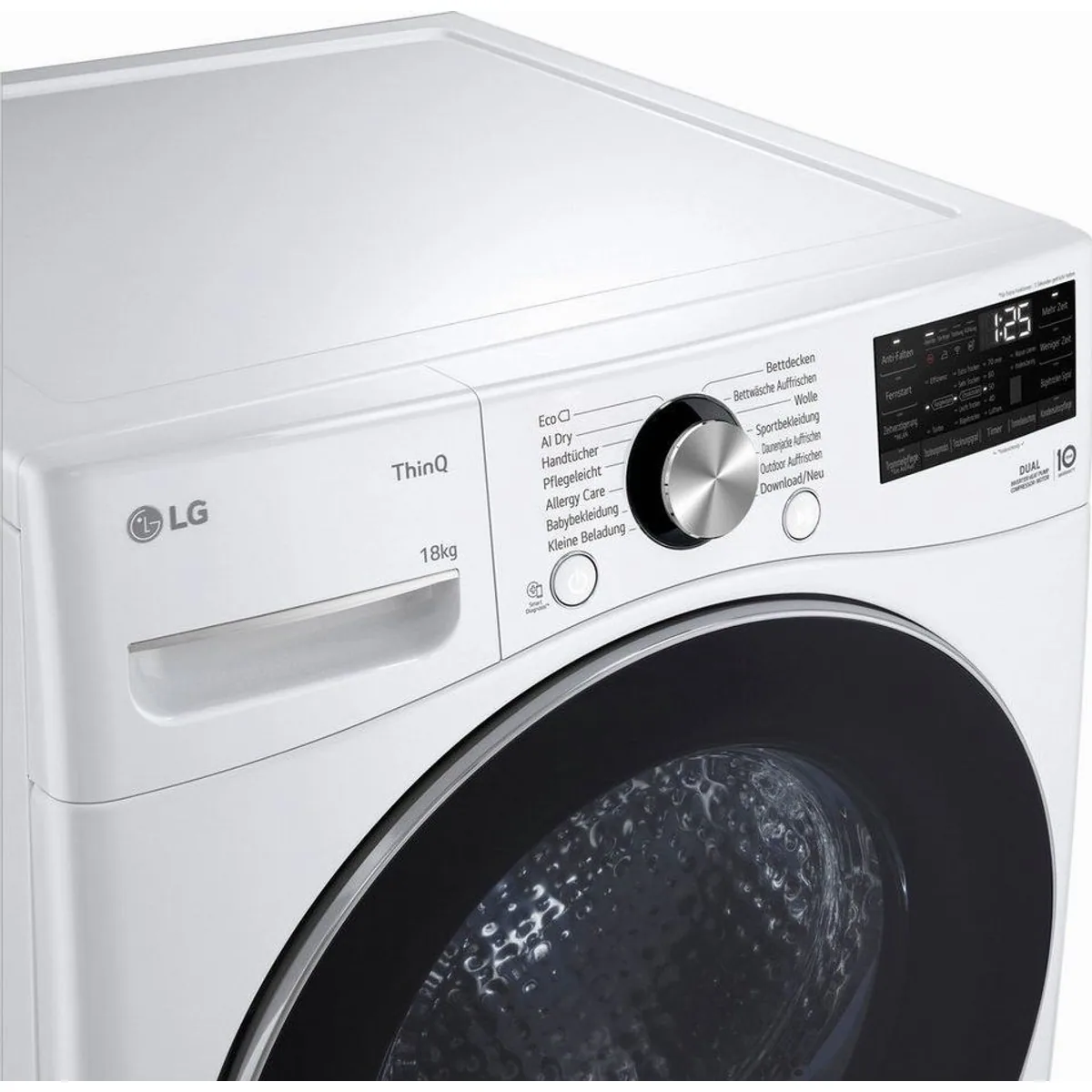 LG Wärmepumpentrockner RT18VT, Allergy Care, energieeffizient, leise, platzsparend 4