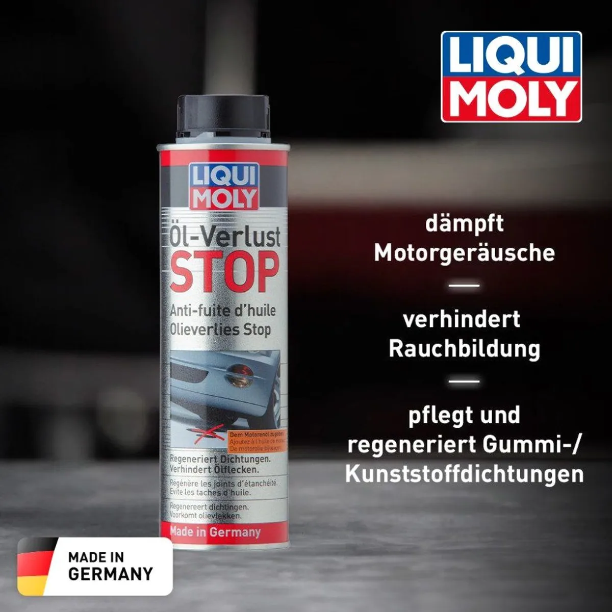 Liqui Moly Öl-Verlust-Stop 300 ml, regeneriert Dichtungen, reduziert Ölverbrauch 4