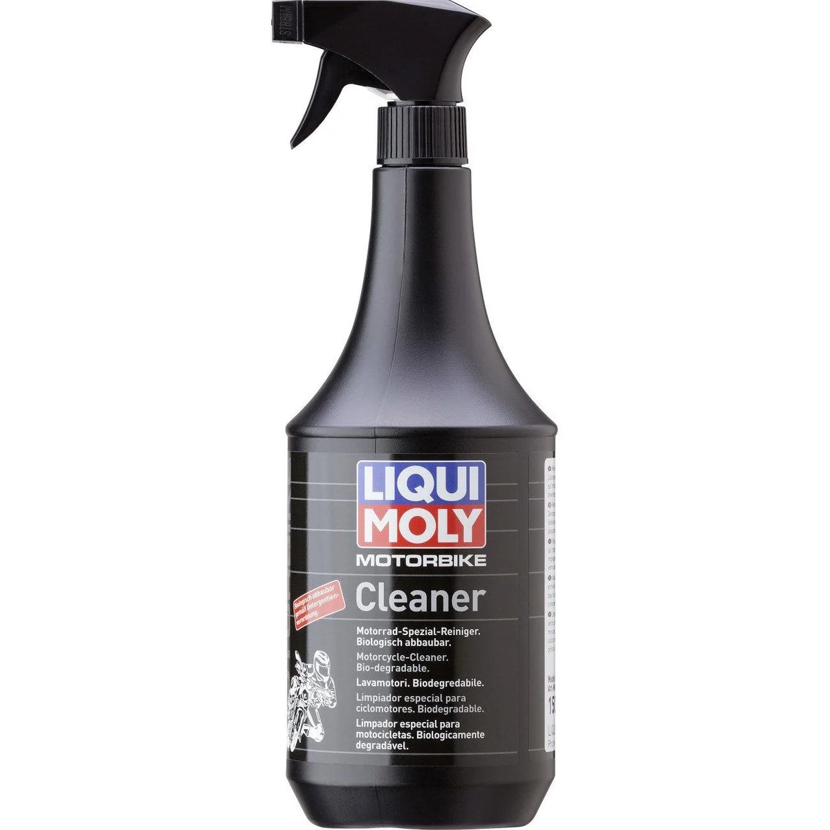 Liqui Moly Motorbike Cleaner 1 L, hohe Reinigungswirkung, kurze Einwirkzeit, biologisch abbaubar