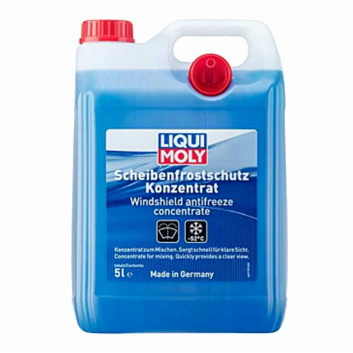 Liqui Moly Öl-Additiv Scheibenfrostschutz Konzentrat, 5 l, effektive Reinigung und Frostschutz