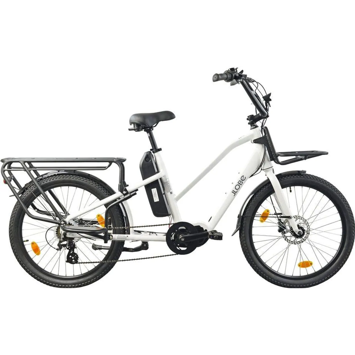 LLobe Cargo City E-Bike, 7-Gang Shimano, Mittelmotor, 468 Wh