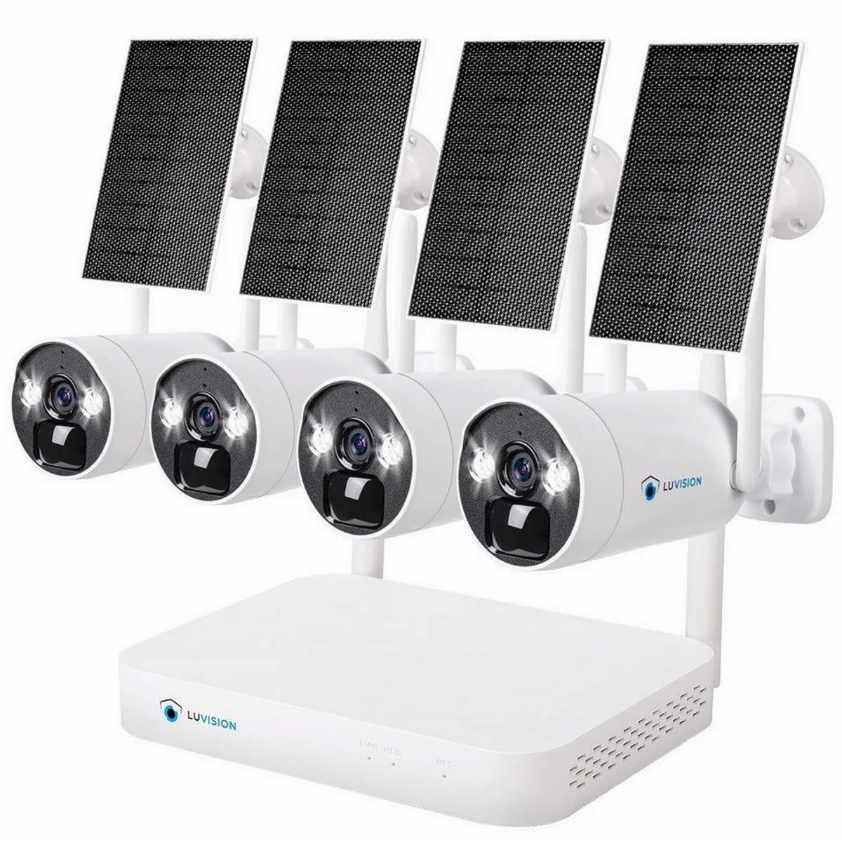 LUVISION Überwachungssystem BK23-W, 4MP Solar-Kamera, WLAN 6, 2-Wege Audio