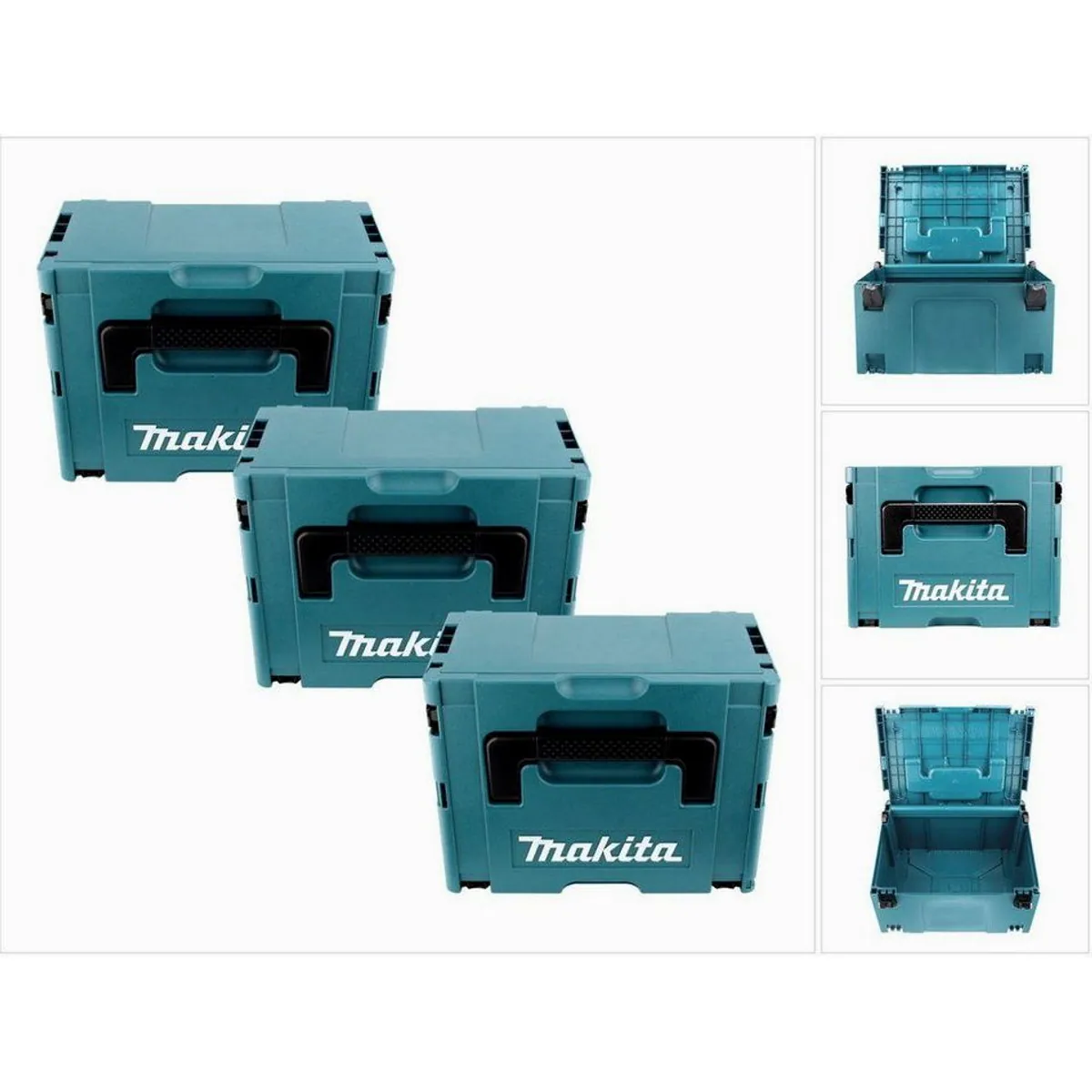 Makita MAKPAC Systemkoffer Gr. 3, robust, stapelbar, flexibel