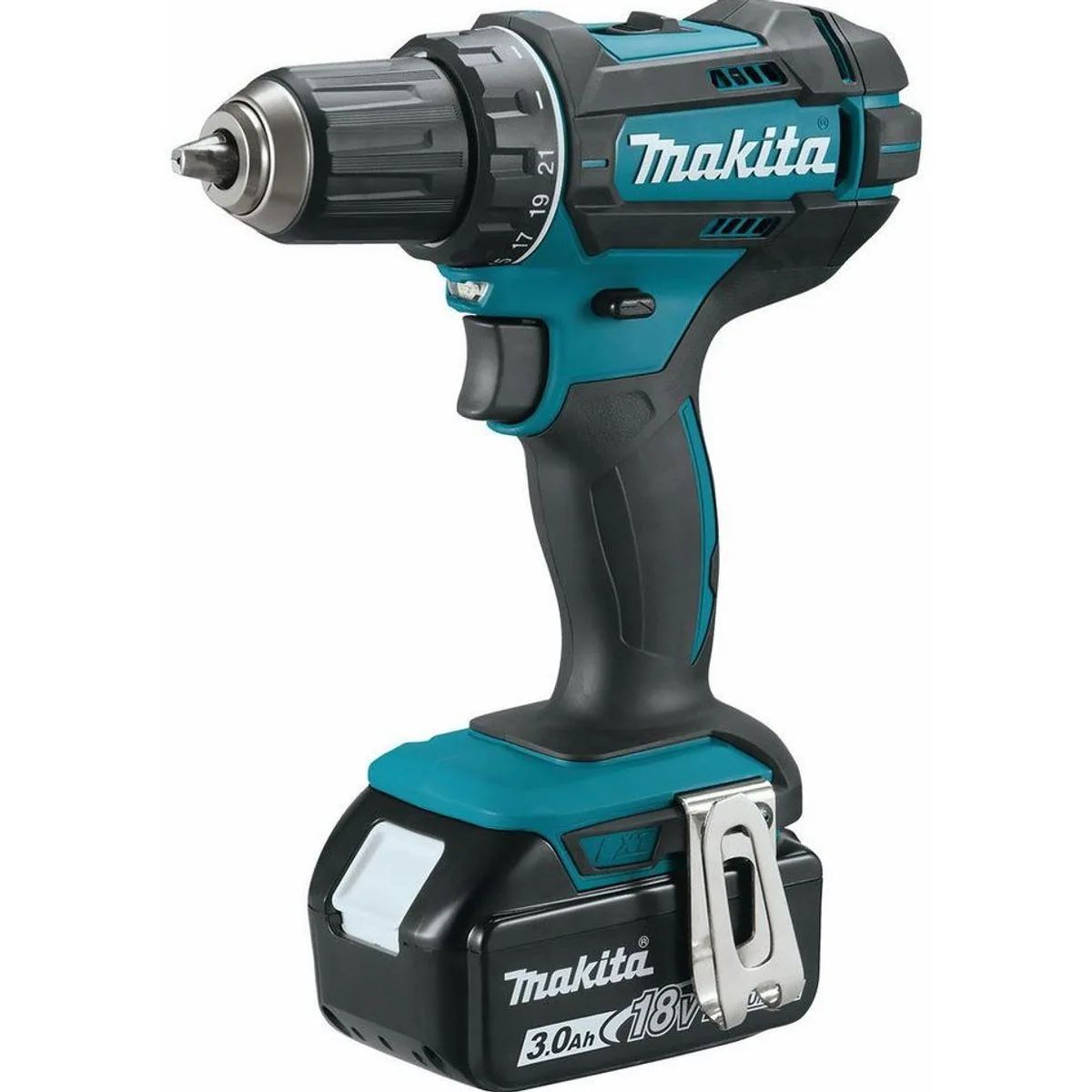 Makita DDF482RFJ Akku-Bohrschrauber, 1900 U/min, inkl. 2 Akkus & Ladegerät 3