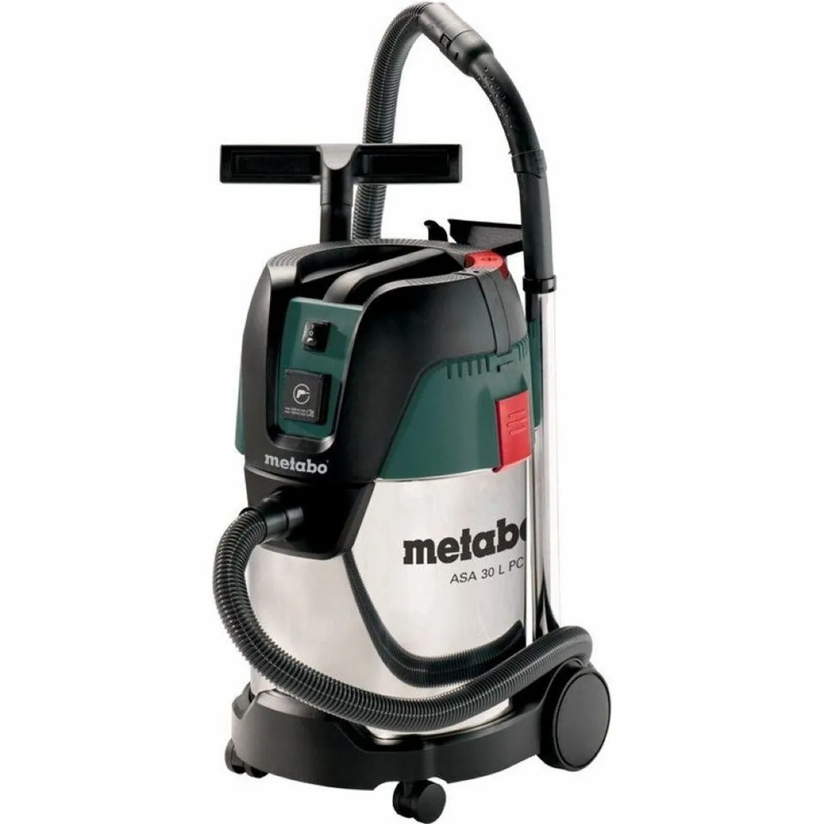 Metabo ASA 30 L PC Inox, kraftvoller 1250 W Motor, 30 l Behältervolumen