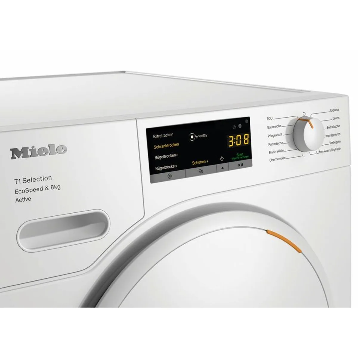 Miele TSA523WP 8kg Active Wärmepumpentrockner, 20 Jahre Wäschepflege, 25 Jahre Motorgarantie 3
