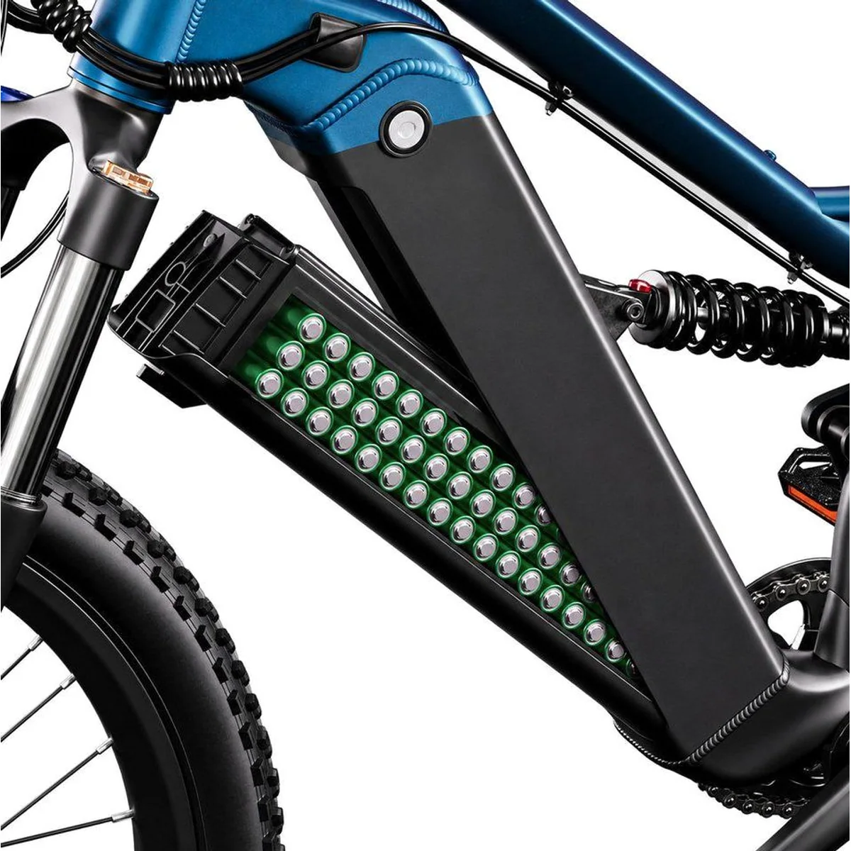PixelPilot E-Bike Cityrad 27,5 Zoll, 48V 20Ah, 9-Gang Shimano Bremsen 3