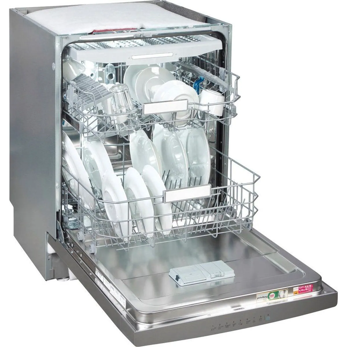 Privileg Unterbaugeschirrspüler P0U ECO D551 S, 14 Maßgedecke, Fast&Clean Programm 4