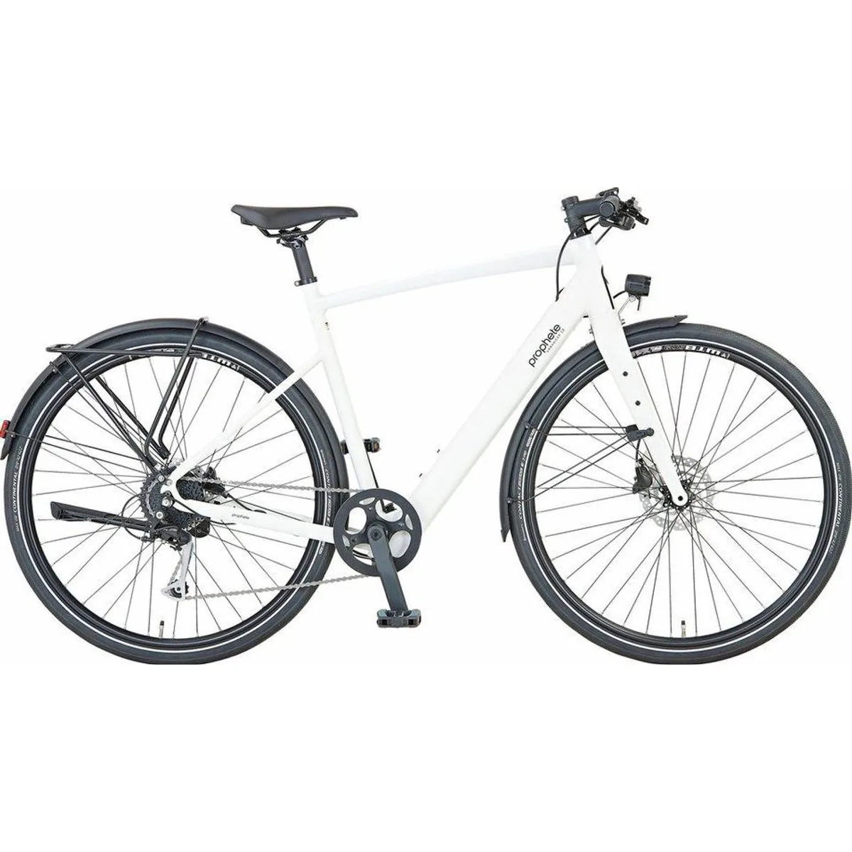 Prophete Urbanicer 2.0 E-Bike, 36V Heckmotor, 9-Gang Shimano, integrierter 360 Wh Akku