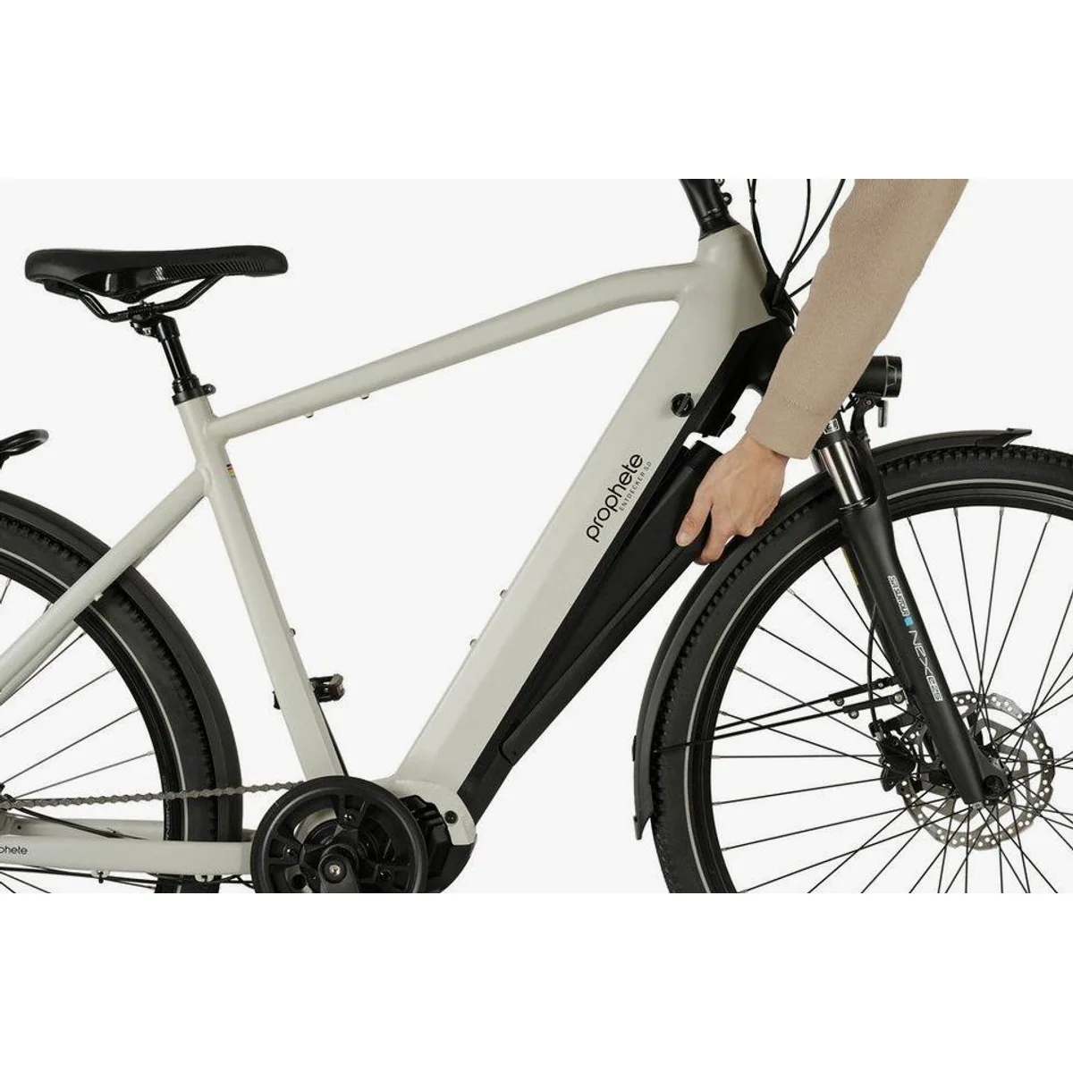 Prophete Entdecker 5.0 E-Bike, 10-Gang Shimano Deore, 800 Wh Akku, Mittelmotor 4