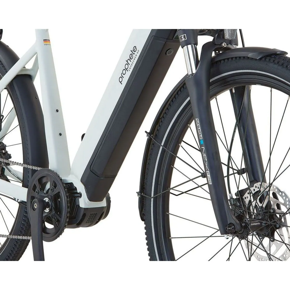 Prophete Entdecker 5.0 E-Bike, 250 W Mittelmotor, 10 Gang Shimano, 800 Wh Akku 5