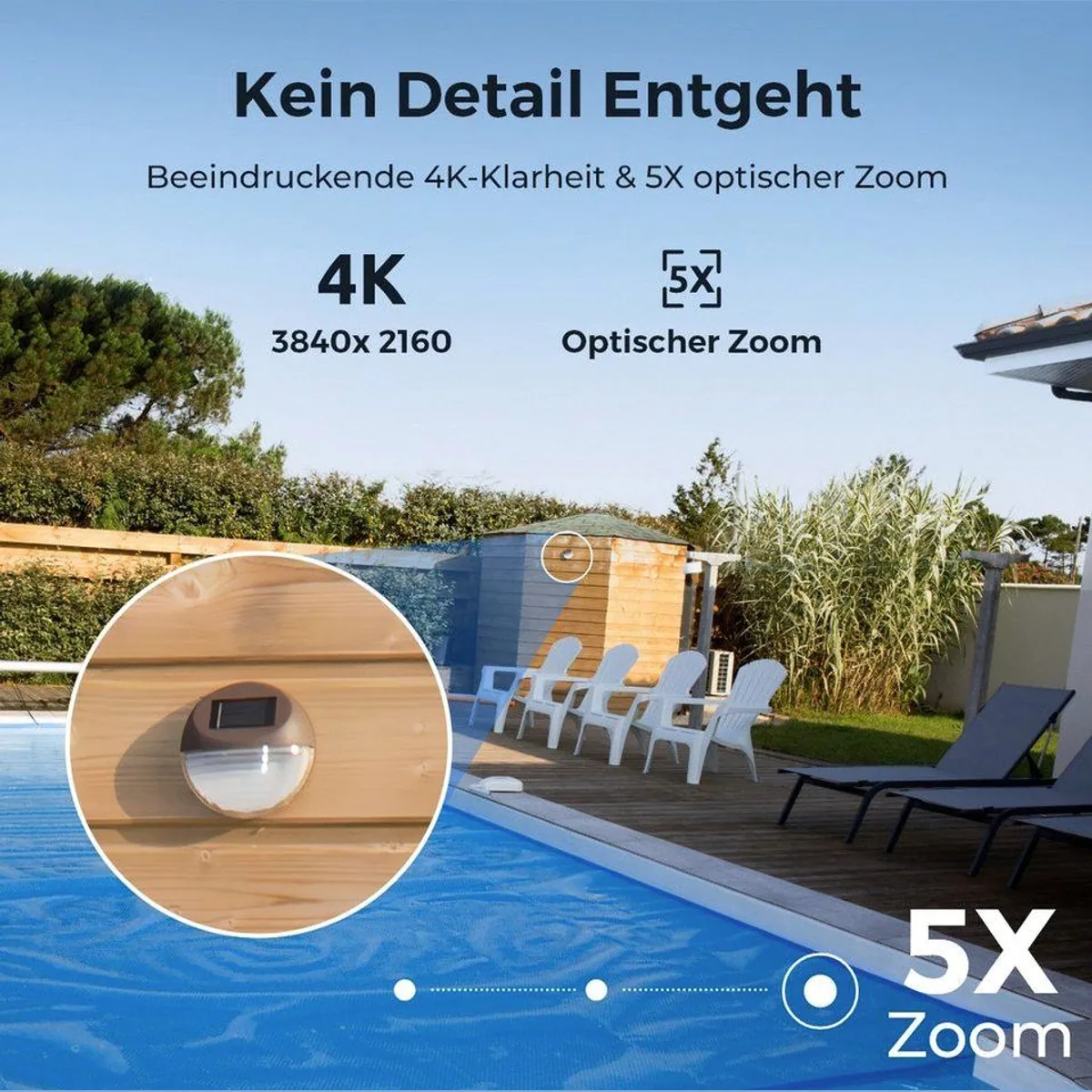 Reolink RLC-823S1W Überwachungskamera, 4K Auflösung, 360° Auto-Tracking 2