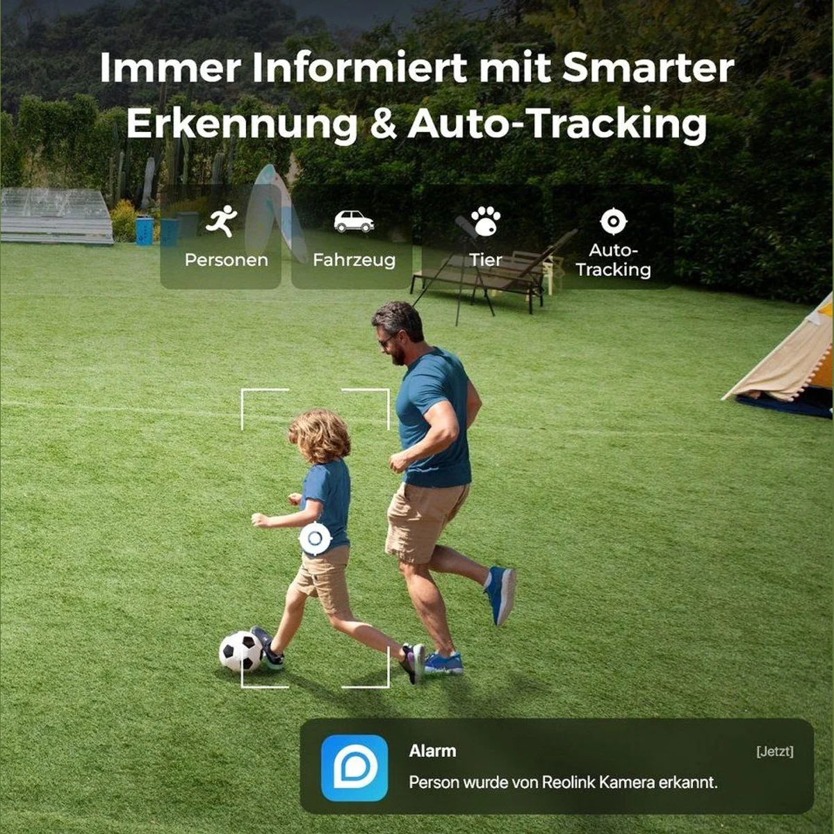 Reolink RLC-823S1W Überwachungskamera, 4K Auflösung, 360° Auto-Tracking 3