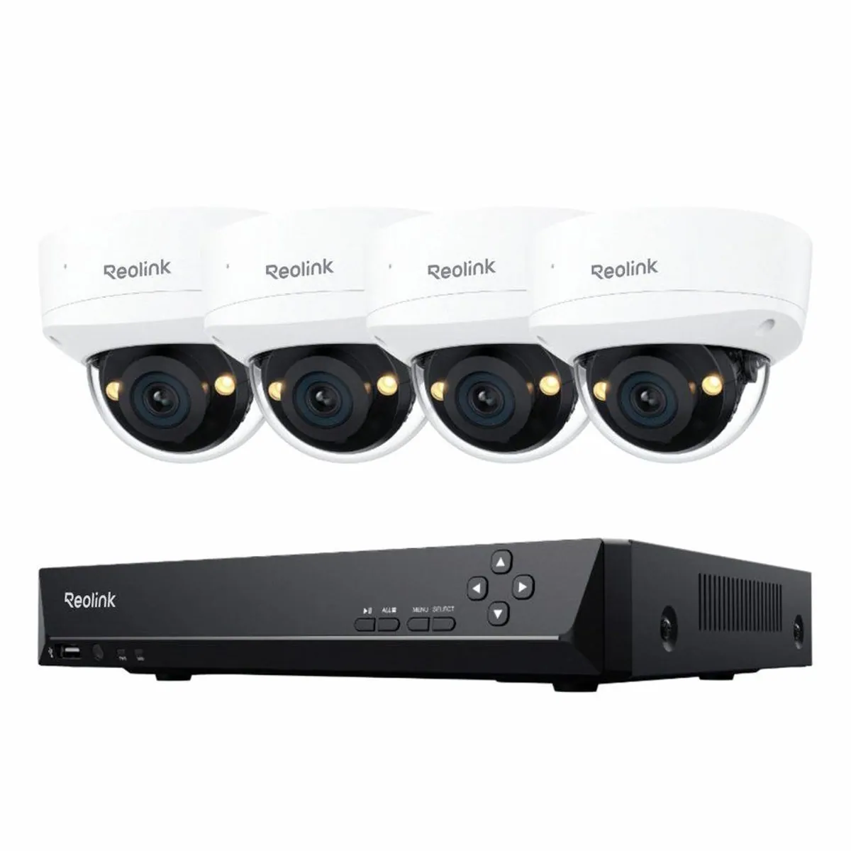 Reolink Überwachungskamera PoE Set, 4K Bildqualität, IK10 Vandalismus-Schutz, Intelligente Erkennung