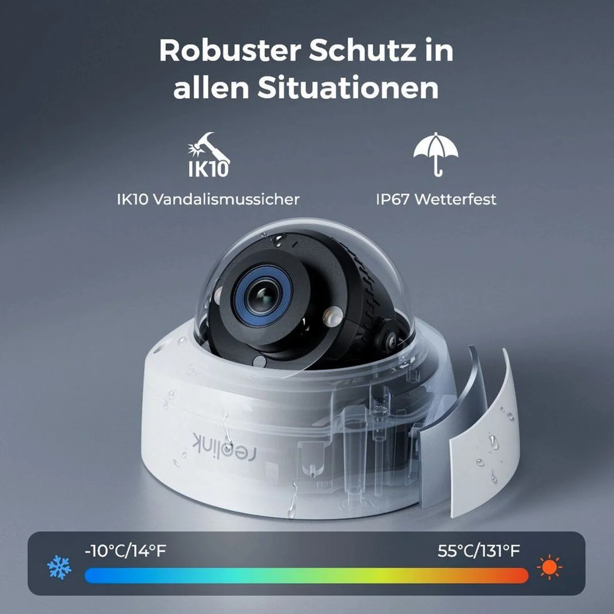 Reolink Überwachungskamera PoE Set RLK8-1200V4, 12MP Auflösung, 145° Sichtfeld, IP67 wetterfest 2
