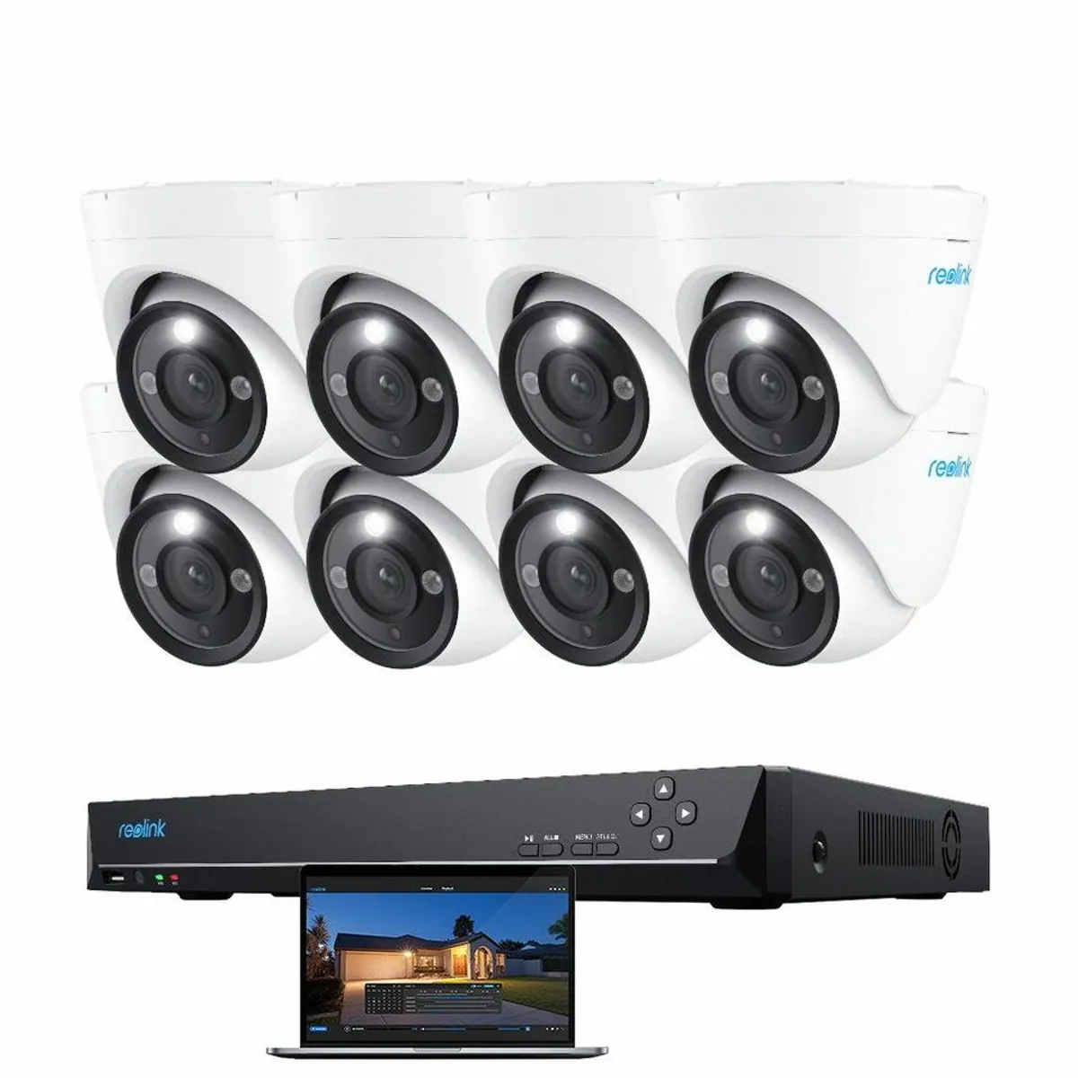 Reolink Überwachungskamera PoE 12 MP Ultra HD, Farb-Nachtsicht, 24/7 Aufzeichnung