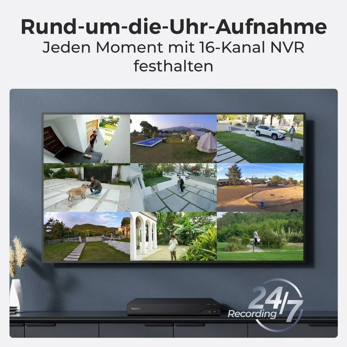 Reolink Überwachungskamera PoE 12 MP Ultra HD, Farb-Nachtsicht, 24/7 Aufzeichnung 4