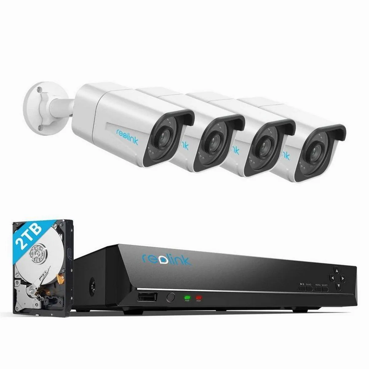 Reolink Überwachungskamera RLK8-800B4-A, 4K UHD, Plug-and-Play, 24/7 Aufzeichnung