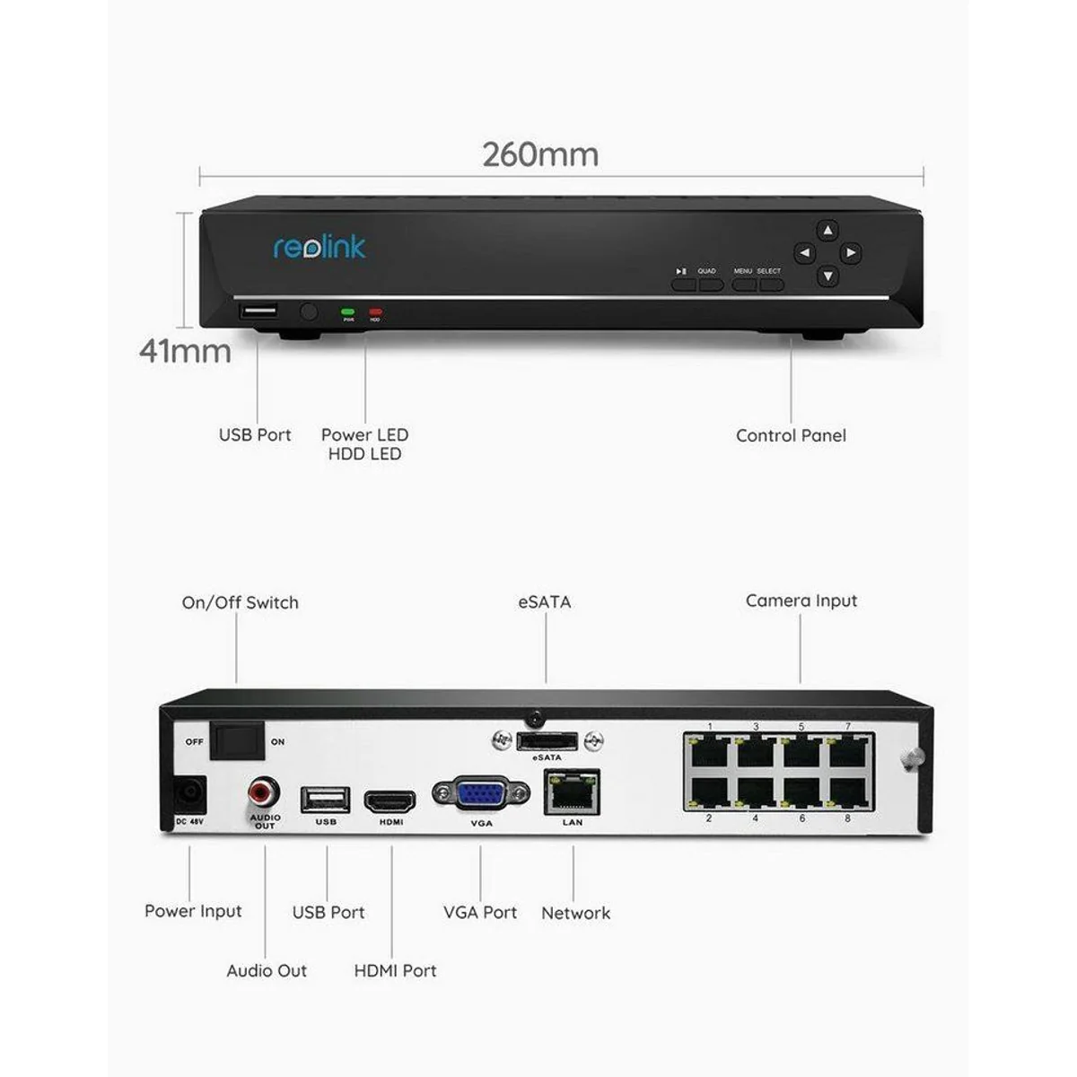 Reolink Überwachungskamera RLK8-800B4-A, 4K UHD, Plug-and-Play, 24/7 Aufzeichnung 3