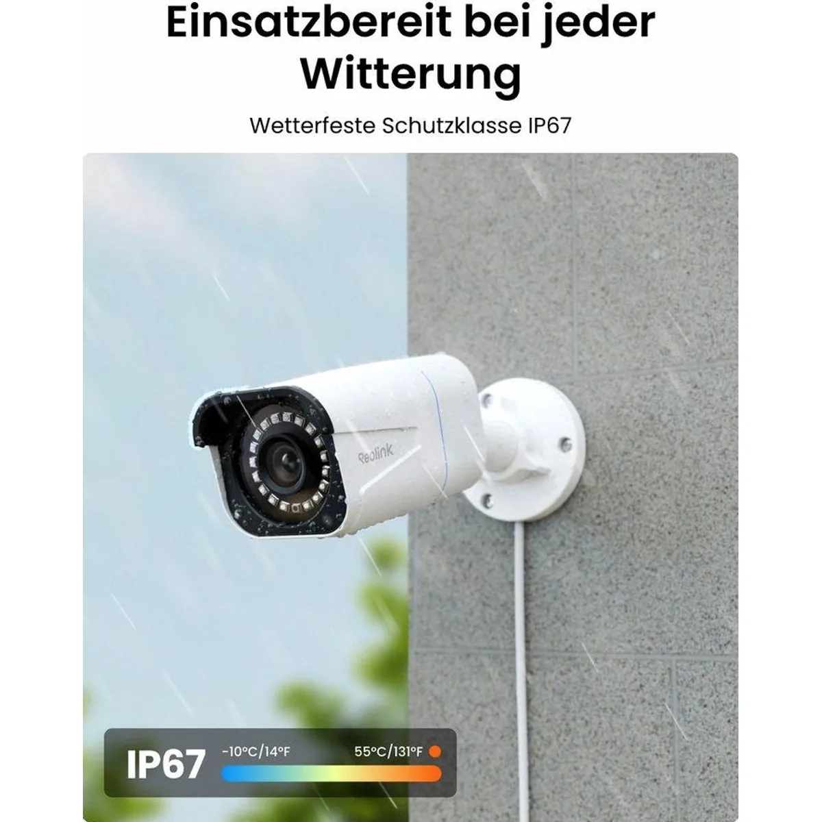 Reolink Überwachungskamera 8MP 4K PoE, intelligente Erkennung, 24/7 Videoüberwachung 3