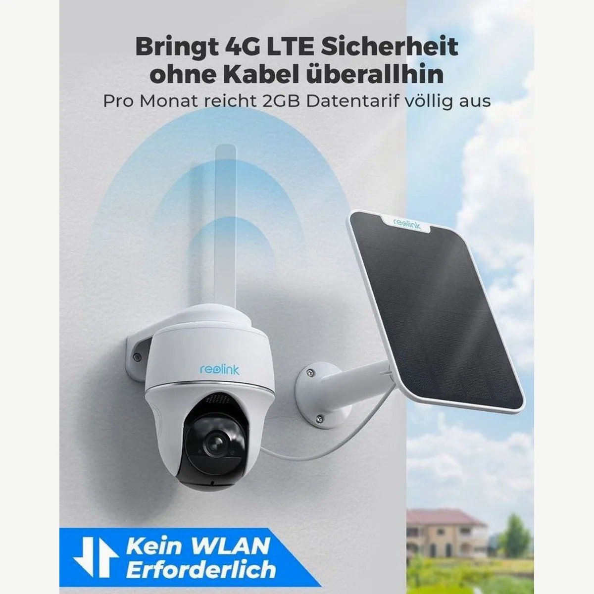 Reolink Überwachungskamera 5MP, 4G LTE, Intelligente Erkennung, IR-Nachtsicht 2