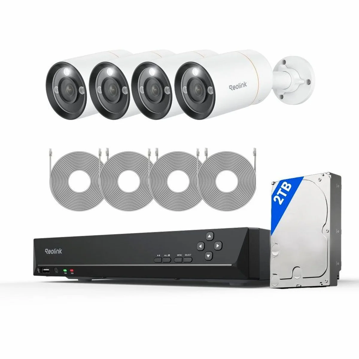 Reolink Überwachungskamera 12 MP Ultra HD, Farbige Nachtsicht, PoE, 24/7 Aufzeichnung