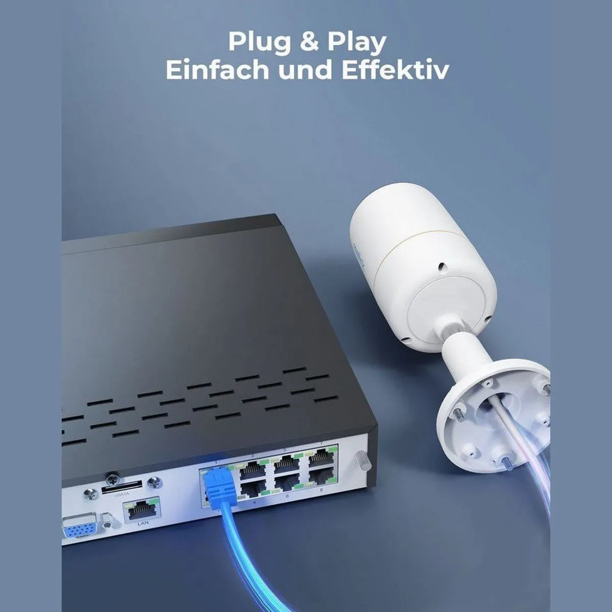 Reolink Überwachungskamera 12 MP Ultra HD, Farbige Nachtsicht, PoE, 24/7 Aufzeichnung 4