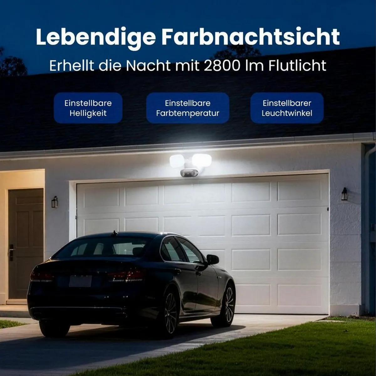 Reolink Elite Pro Floodlight PoE, 16MP Klarheit, 180° Panorama, Smart-Erkennung 2
