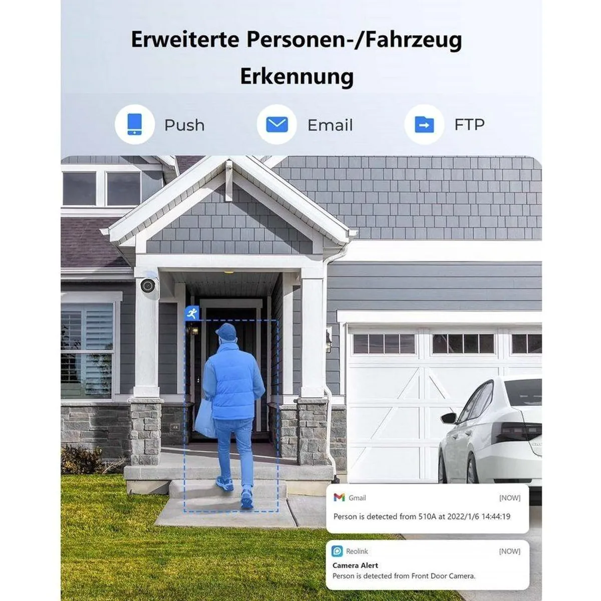 Reolink RLK8-520D4 Überwachungskamera, 5MP PoE, 8 Kanal, 24/7 Aufnahme 5