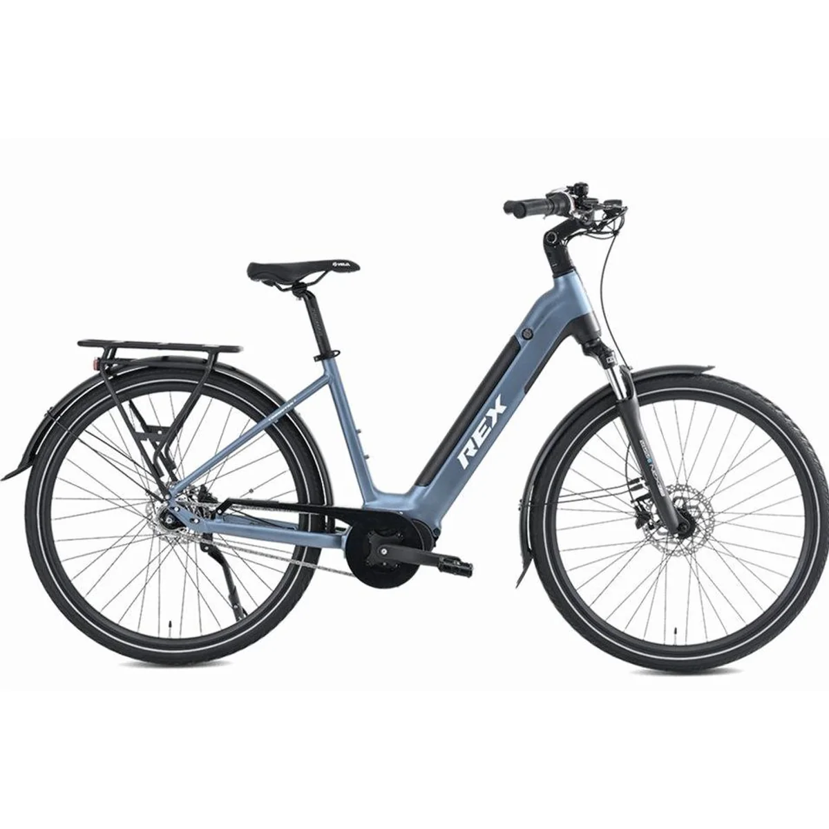 REX E-Bike REX COMMUTER+, leistungsstarker Mittelmotor, 7-Gang Schaltung, 468 Wh Akku