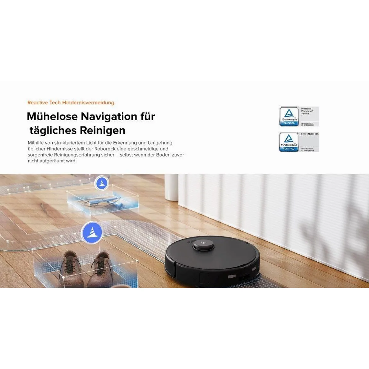 Roborock Qrevo Edge 5V1, hohe Saugleistung, intelligente Navigation, Wischfunktion 3
