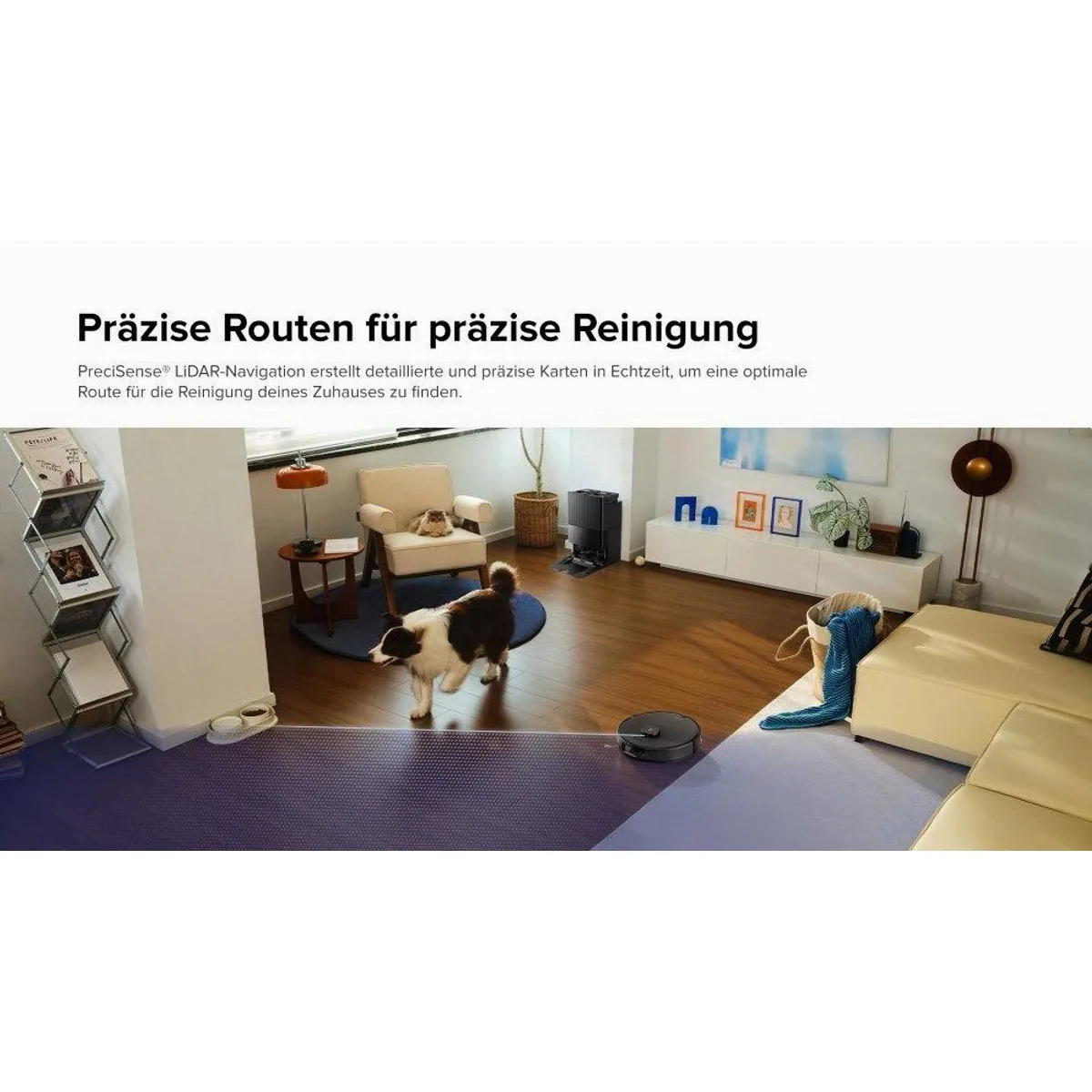 Roborock Qrevo Edge 5V1, hohe Saugleistung, intelligente Navigation, Wischfunktion 4