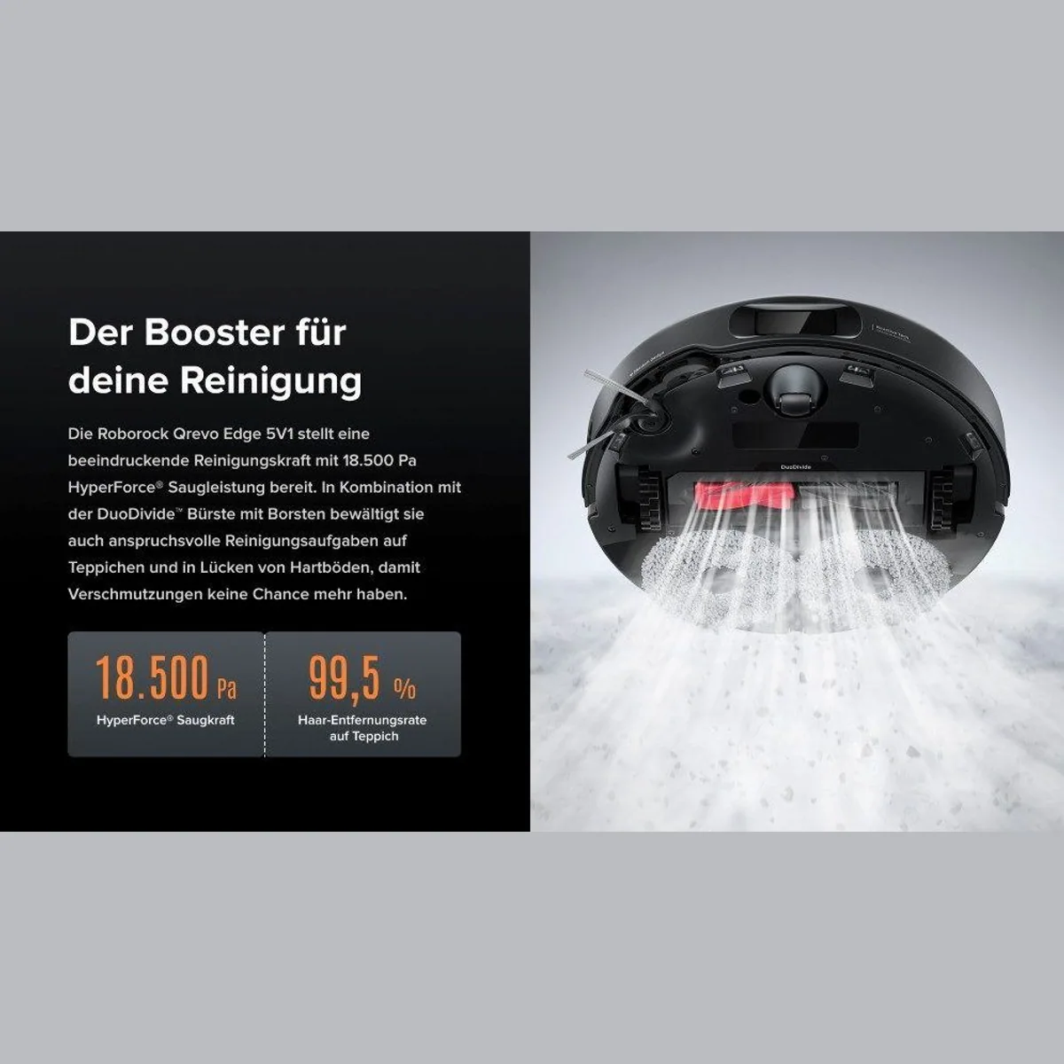 Roborock Qrevo Edge 5V1, hohe Saugleistung, intelligente Navigation, Wischfunktion 5