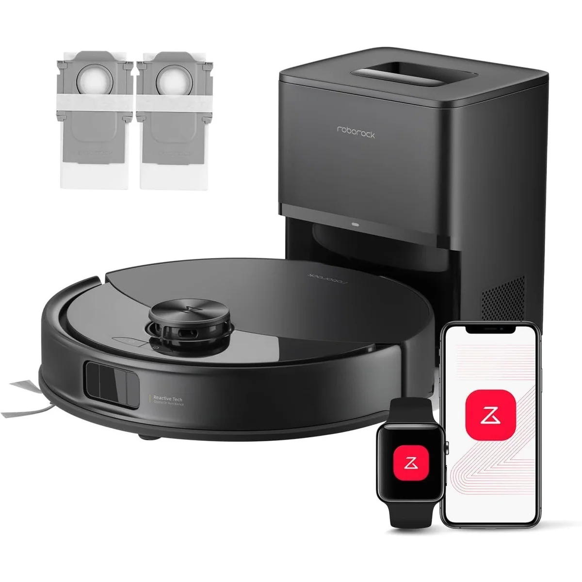 Roborock Q10 S5+ Saugroboter, 10.000 Pa Saugkraft, Auto Lifting Mopping